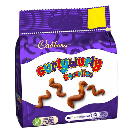 Cadbury Curly Wurly Squirlies Chocolate Pouch (UK)