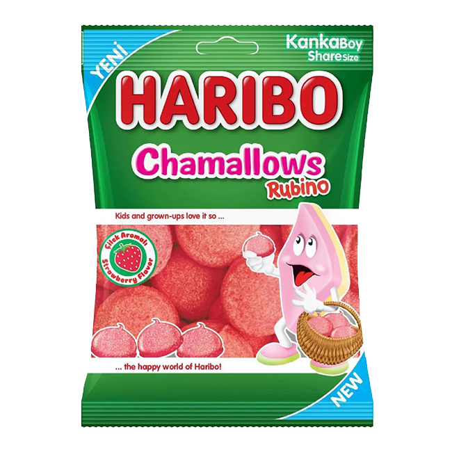 Haribo Chamallows Rubino Strawberry (Turkey)