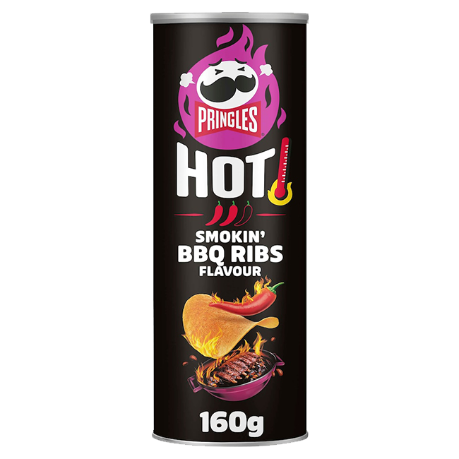 Pringles Hot Smokin' BBQ Ribs Flavour (UK)