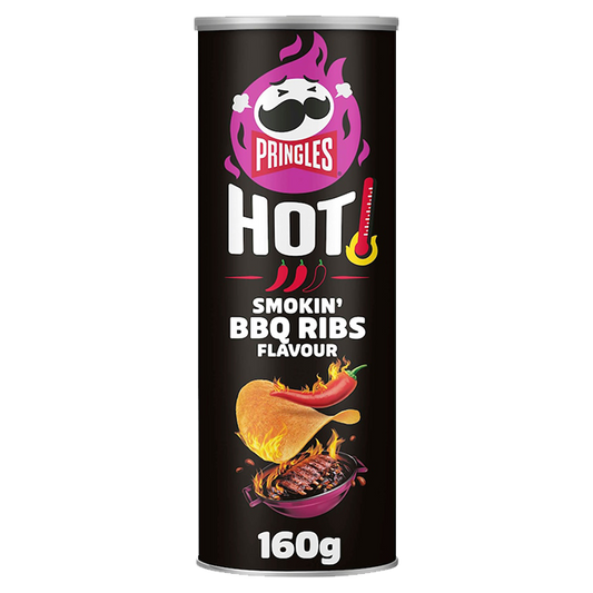 Pringles Hot Smokin' BBQ Ribs Flavour (UK)
